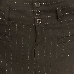 Vintage Nanette Lenore High-waisted Pinstripe Pants